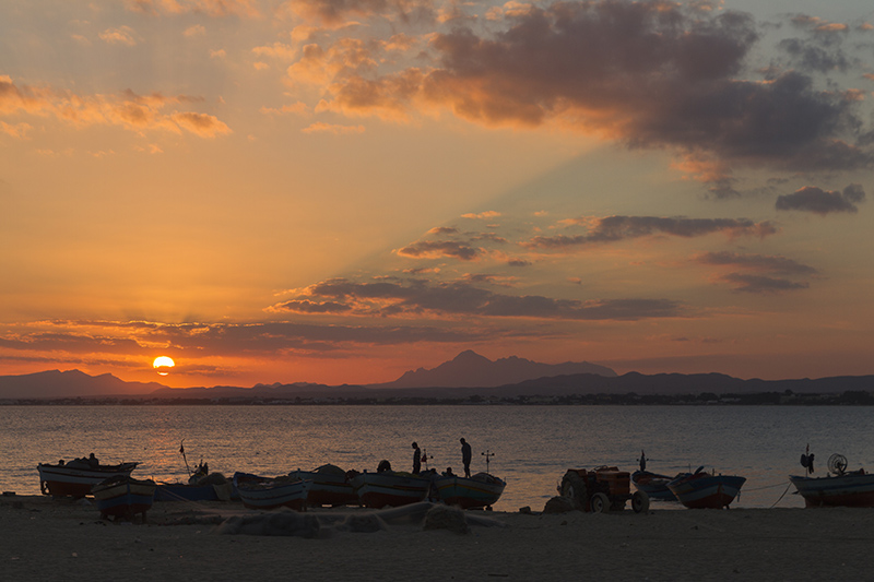 _MG_03 Coucher de soleil sur la plage d'Hammamet.jpg