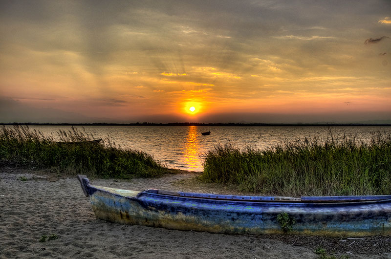 Barque coucher soleil  Canet(3px).jpg